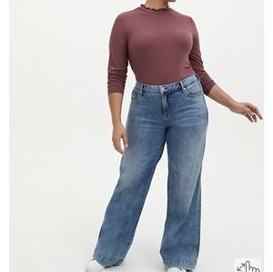 Torrid high waisted, wide leg jeans sz 20